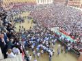 Palio di Siena 2 Luglio 2013 vince la contrada dell'Oca