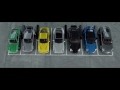 Sette generazioni di Porsche 911 per creare un'unica sinfonia
