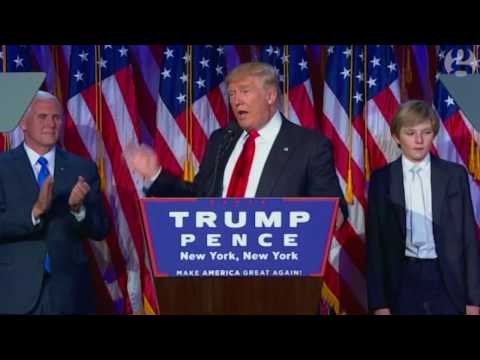 Donald Trump - il discorso della vittoria